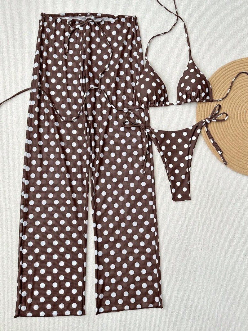 Bikini Playa con lunares - Rosa