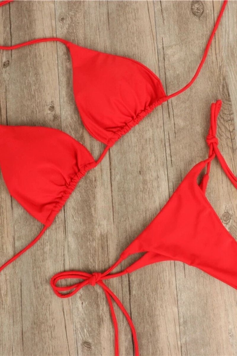 Bañador Sexy con encaje - Rosa