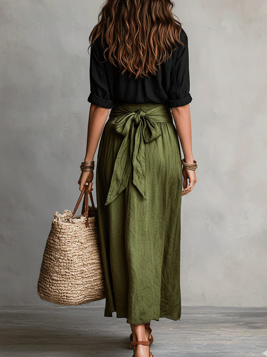 Conjunto de Dos Piezas - Negro y Verde