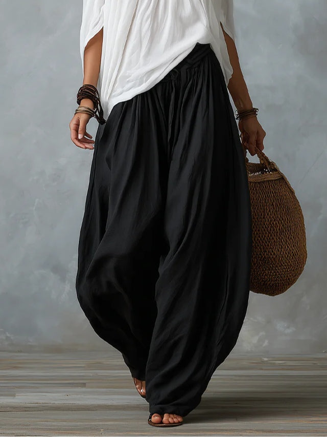 Conjunto de Pantalón Corte Holgado - Blanco