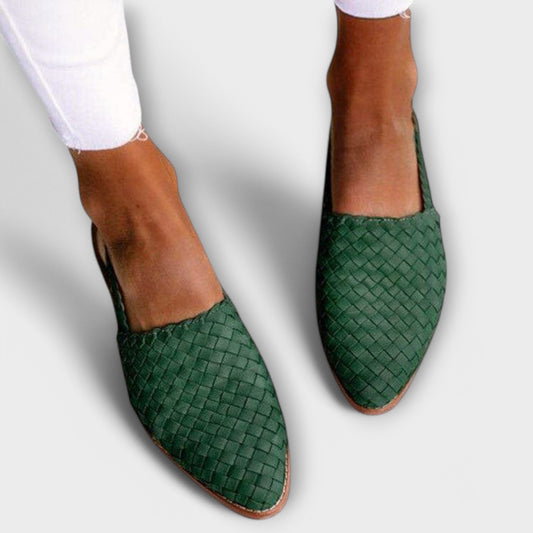 AURORA - Mocasín Slingback Trenzado