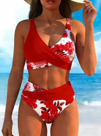 Bikini Sexy con estampado floral - Rosa