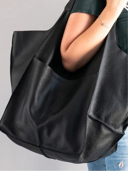 Bolso de Hombro de Piel Suave y Gran Capacidad
