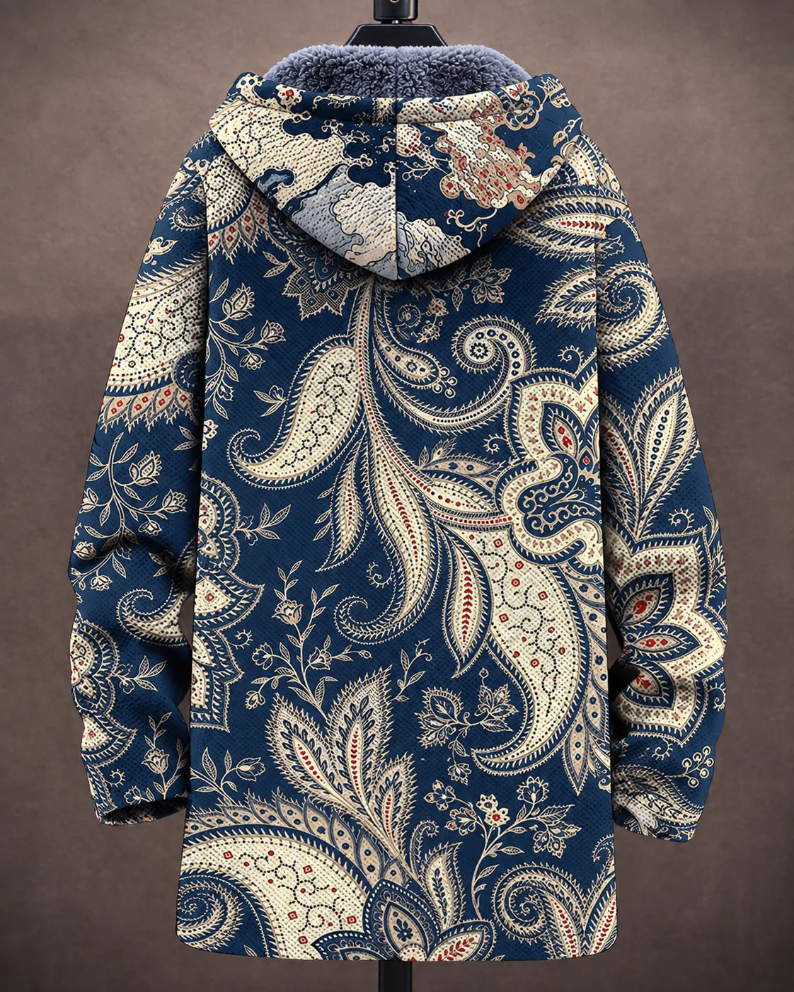 Vivienne Heritage Paisley Hooded Jacket - back