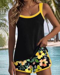 Βαλέρια | Κομψό Tankini με Φλοράλ Σορτς