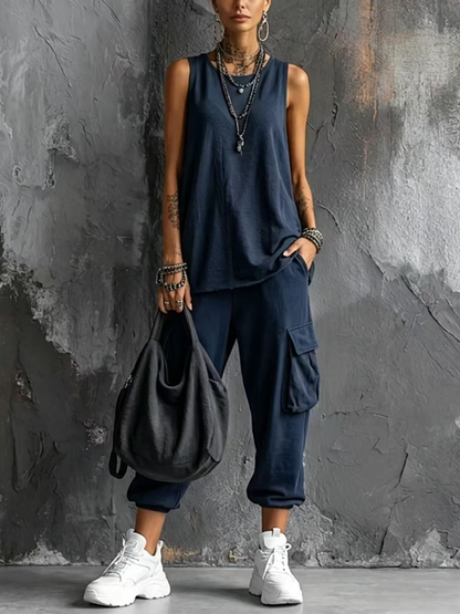 Conjunto Casual - Verde Militar