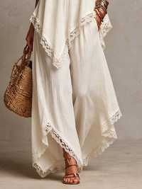 Conjunto Blanco con encaje - Blanco