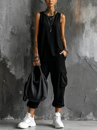 Conjunto Casual - Gris Oscuro
