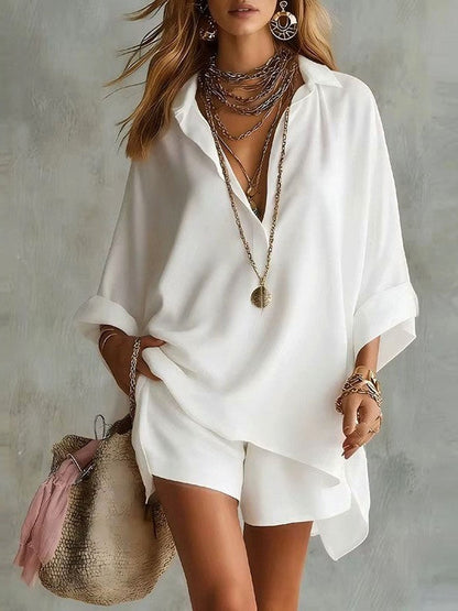 Conjunto Playa Oversize con bolsillo - Verde