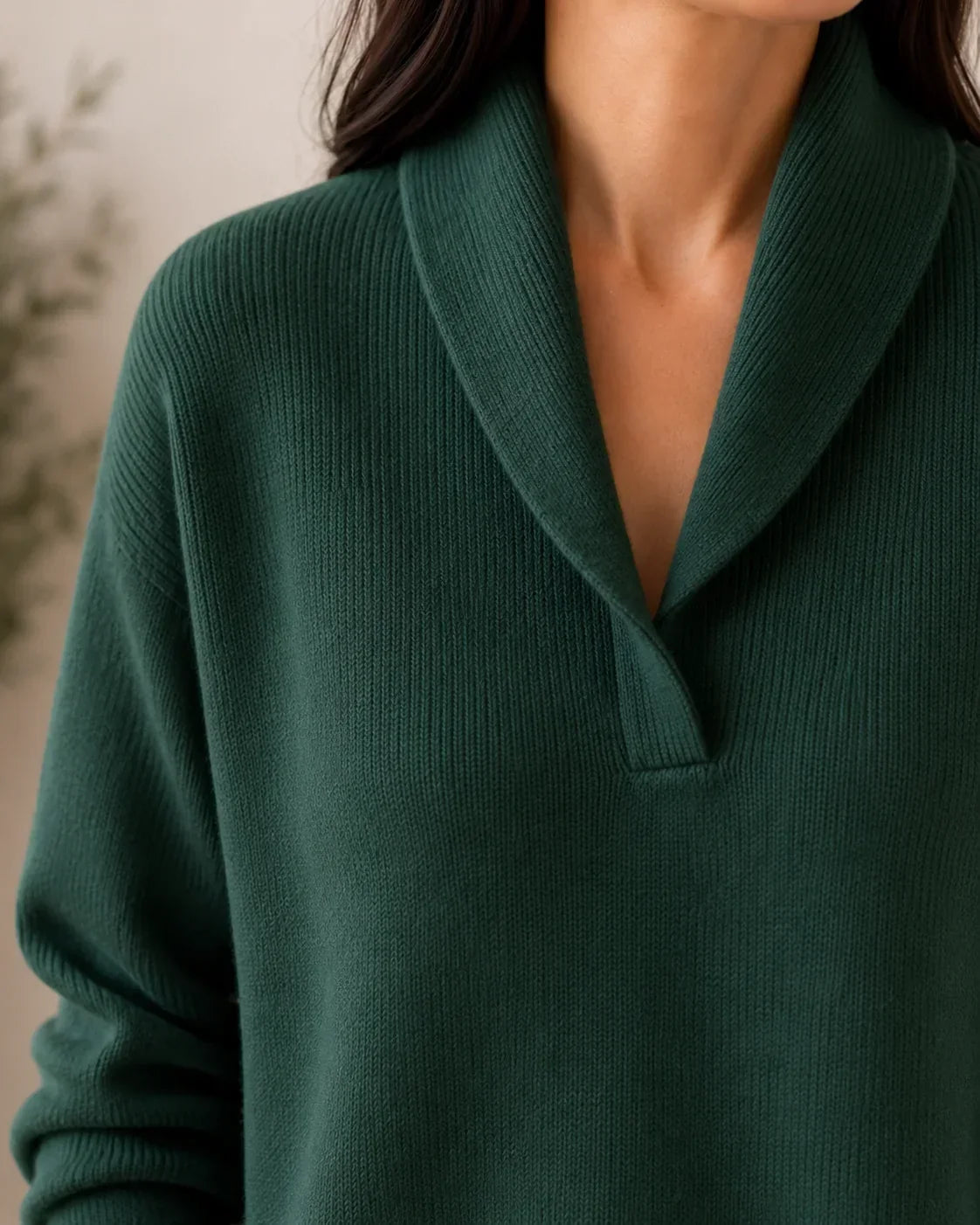 Harrington Soft V-Neck Jumper for Women