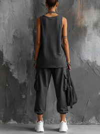 Conjunto Casual - Gris Oscuro