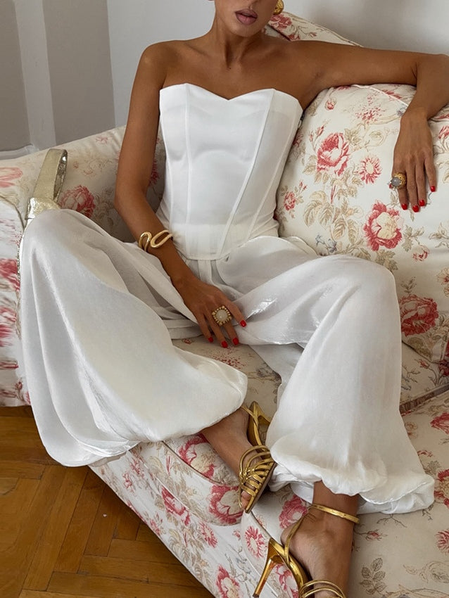 Pantalón Corte Holgado - Albaricoque