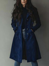 Chaqueta Vintage con ante - Marrón