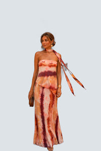 Aitana Vestido Maxi - fondo gris