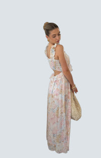 Vestido Soof de Flores - fondo gris