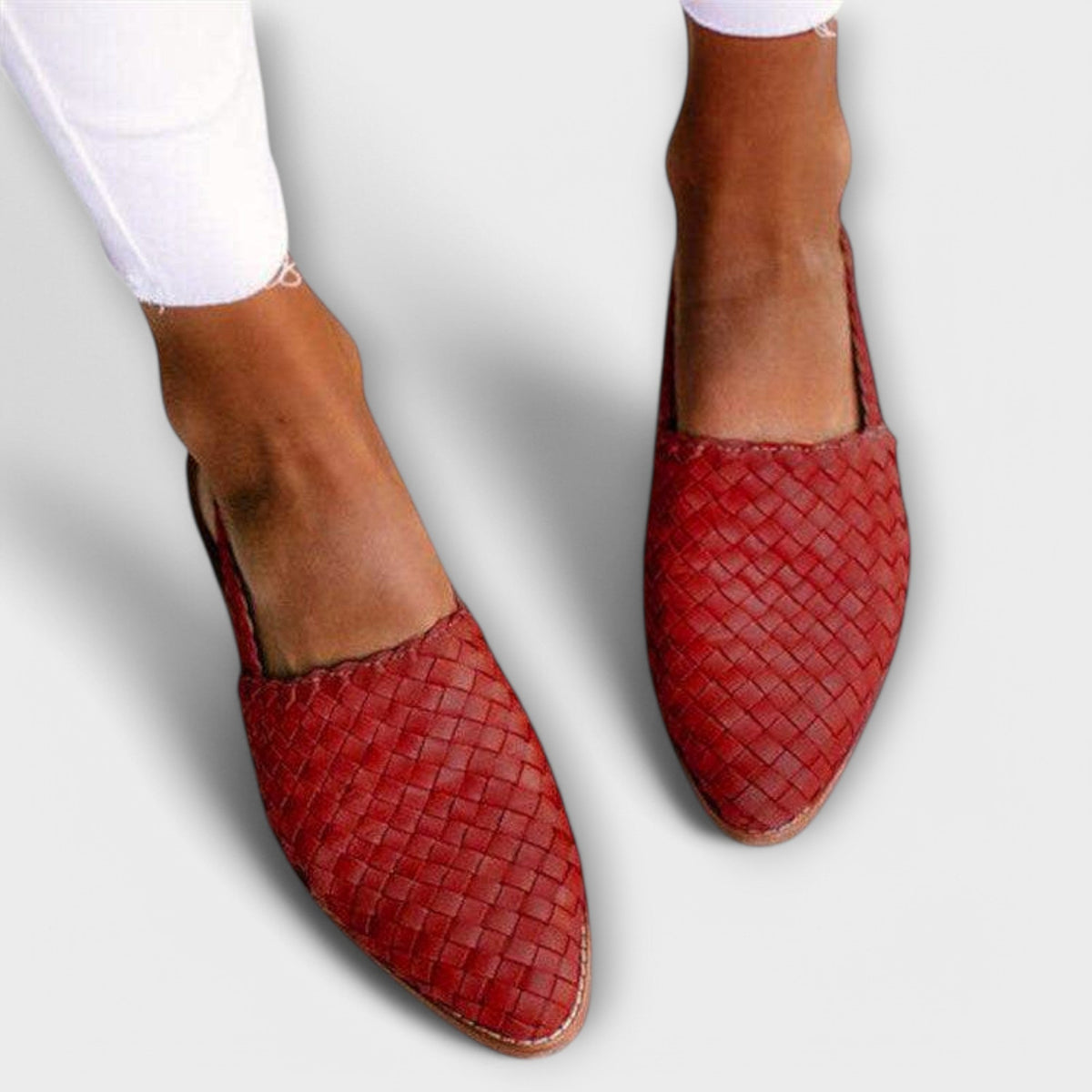 AURORA - Πλεκτό Mοκασίν Slingback
