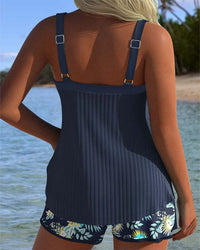 Κάρλα | Tankini με Ρίγες και Σορτς Παραλίας
