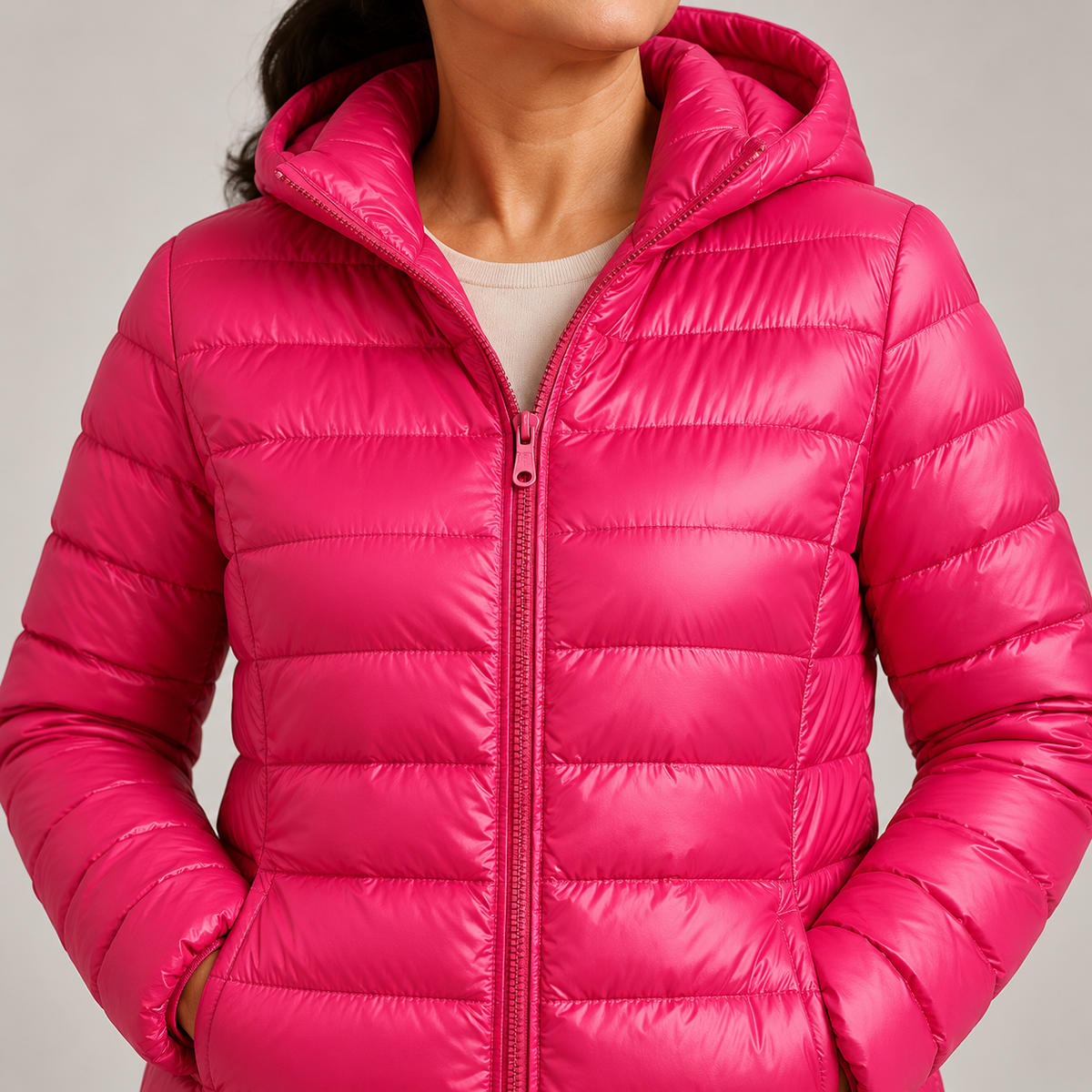 Maison | Lightweight Hooded Puffer Coat