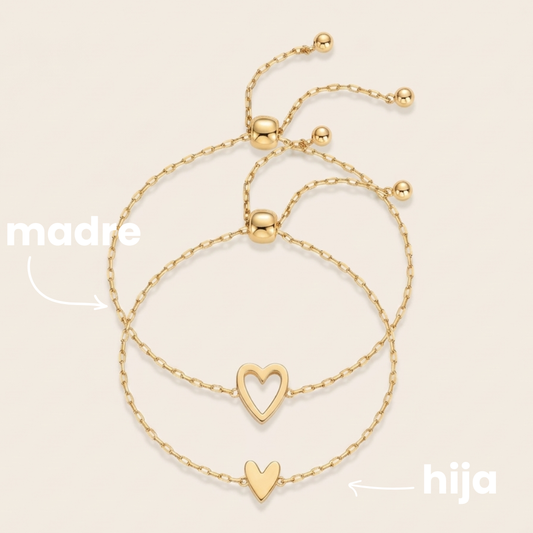 Pulseras Corazón Conectado - Madre e Hija